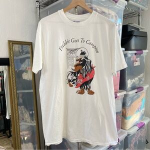 Hanes Beefy T Wilkes Bashford Vintage Dog T Shirt Casual Graphic Campton